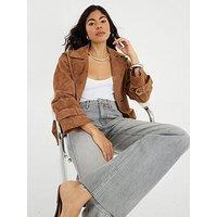 River Island Relaxed Straight Cosmo - Grey