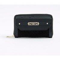 River Island Embossed Envelope Bag - Black