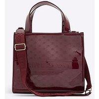 River Island Embossed Tote Bag - Red