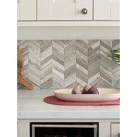 D-C-Fix Herringbone Premium Self Adhesive Composite Wall Tiles 29.6Cm (W) X 25.3Cm (H) X 3Mm (D) - 10 Pack