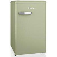 Swan Sr11035Gne Retro Green Under-Counter Fridge 90L