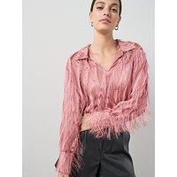 The Very Collection Tassel Detail Blouse - Pink