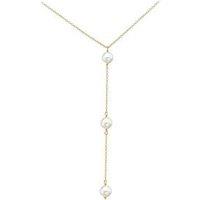 The Love Collection 9Ct 3 Drops Pearls Necklace