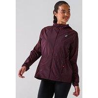 Asics Womens Running Road Packable Jacket - Purple