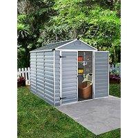 Canopia By Palram Skylight Shed 6X8 D. Grey-Special Pack