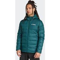 Adidas Terrex Mens Mt Down Hooded Jacket - Green