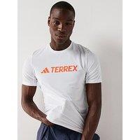 Adidas Terrex Mens Multi Climacool Logo Tech T- Shirt - White