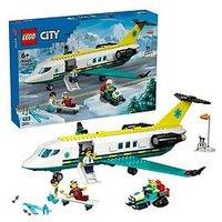 Lego City Emergency Air Ambulance Airplane Toy 60465