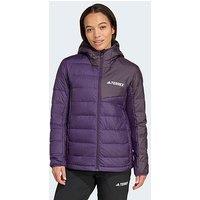 Adidas Terrex Womens Mt Down Hooded Jacket - Purple