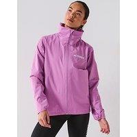 Adidas Terrex Womens Outdoor Multi Essentials 2L Rain Jacket - Purple