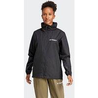 Adidas Terrex Womens Outdoor Multi Essentials 2L Rain Jacket - Black