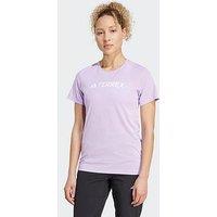 Adidas Terrex Womens Multi Climacool Logo Tech T- Shirt - Purple
