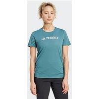 Adidas Terrex Womens Multi Climacool Logo Tech T-Shirt - Green
