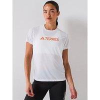 Adidas Terrex Womens Multi Climacool Logo Tech T- Shirt - White