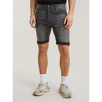 G-Star Raw G-Star Slim Fit Denim Shorts- Black
