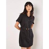 Apricot Buckle Cargo Dress