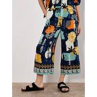 Apricot Sun & Colour Print Culotte