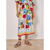 Apricot Sun & Colour Print Culotte