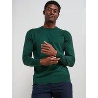 Very Man Cotton Rich Crew Neck Jumper - Green