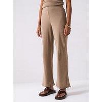 V By Very Rib Kickflare Trouser Co-Ord - Green