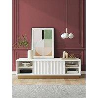 Cosmoliving By Cosmopolitan Rene Modern Scallop Tv Stand