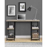 Cosmoliving By Cosmopolitan Elmwood Double Pedestal Desk