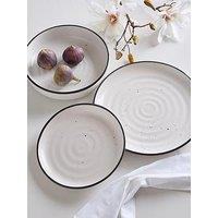 Waterside Black Speckle 12-Piece Dinner Set