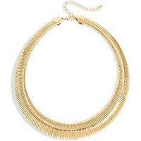 Jon Richard Gold Plated Statement Omega Necklace