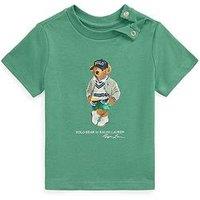 Polo Ralph Lauren Baby Boys Bear Short Sleeve T-Shirt - Green