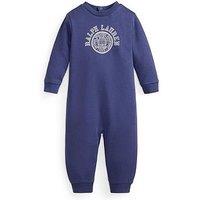 Polo Ralph Lauren Baby Boys Logo Coverall - Blue