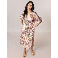 Emily Lovelock Elina Tropical Print Dress