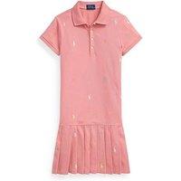 Polo Ralph Lauren Girls All Over Print Pony Dress - Pink