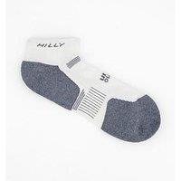 Hilly Running Medium Supreme Quarter Socks - White