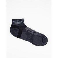 Hilly Running Medium Cushioning Trail Quarter Socks - Black