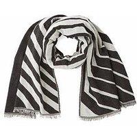 The Very Collection 2 Way Geometric Scarf - Mono