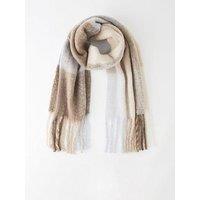 The Very Collection Brushed Tassel Checked Scarf - Multi