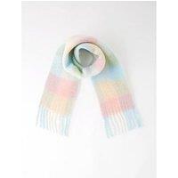 The Very Collection Colour Block Fringed Blanket Scarf - Grey