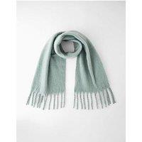 The Very Collection Brushed Tassel Scarf - Blue
