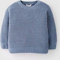 Mini V By Very Girls Chenille Jumper - Blue