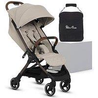 Silver Cross Clic Pushchair With Travel Bag - Latte