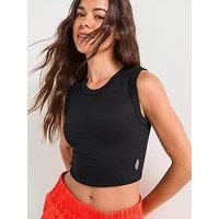Fp Movement Womens Training Free Throw Muscle Tank - Black