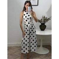 Style Cheat Jasmine Spot Dress - Multi