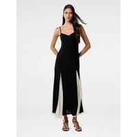 Forever New Dahlia Contrast Godet Maxi Dress - Multi