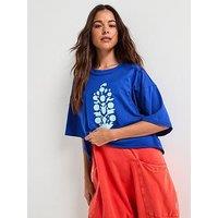 Fp Movement Womens Training Inspire Tee Logo Iss - Blue