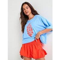 Fp Movement Womens Training Inspire Tee Logo Iss - Blue