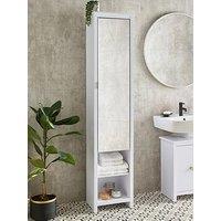 Very Home Bramford Gloss Mirrored Tall Cabinet