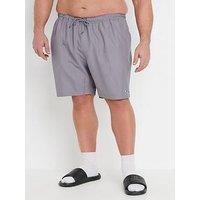 Badrhino Plain Swim Shorts - Purple