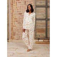 Chelsea Peers Maternity Dinosaur Print Long Pyjama Set