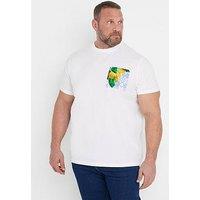 Badrhino Lemon Print T-Shirt - White