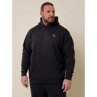 Badrhino Ironrhino Logo Pullover Hoodie - Black